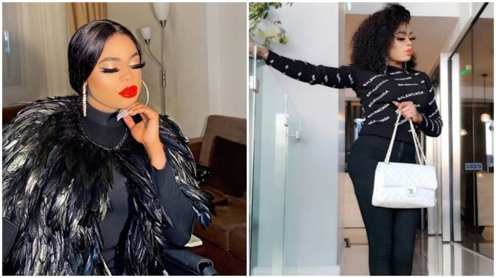 Nigerians react to viral video of Bobrisky adding 'little salt' to food