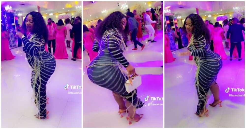 Curvy lady dances, curvy lady in heels Curvy lady dances, curvy lady in heels