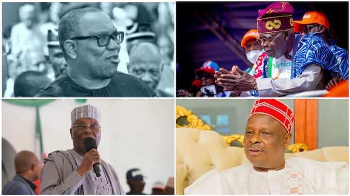 Peter Obi, Tinubu, Atiku da Kwankwaso