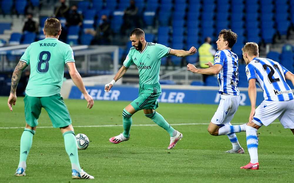 Real Sociedad vs Real Madrid: Karim Benzema's goal gives Los Blancos 2-1 win