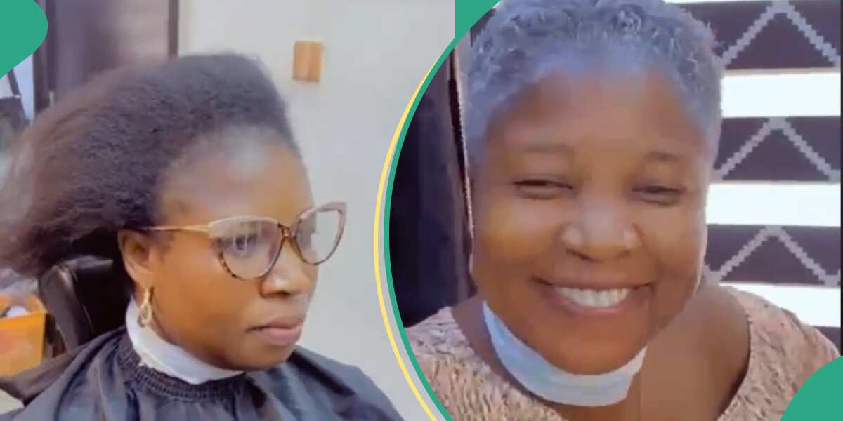 VIDEO: Nigerian Lady Barbs Her Hair Without Informing Husband, Shows Him