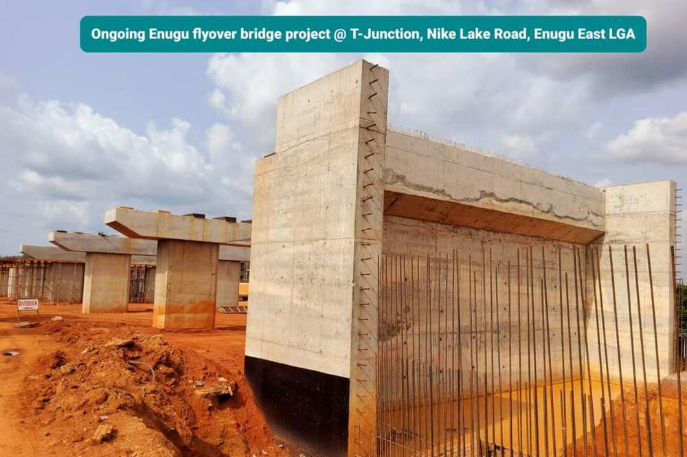 Update on Enugu Flyover Bridge Being Executed by Gov Ifeanyi Ugwuanyi’s Administration