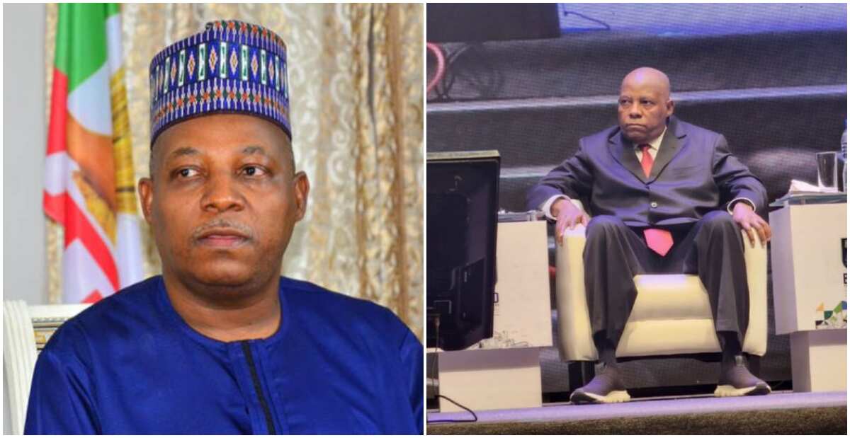 Shettima's dressing causes stir at NBA's 2022 conference, Omokri, Adeyanju, others react