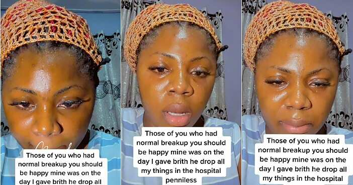New mum in tears, lover dumps her at hospital