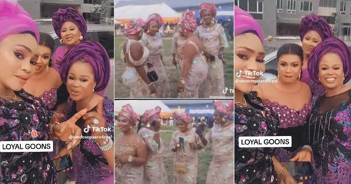 Four Nigerian women married to rich man showcase dance moves