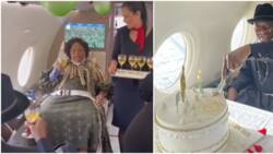 We have missed her, Nigerians react as Patience Jonathan sings off-key for husband on 64th birthday