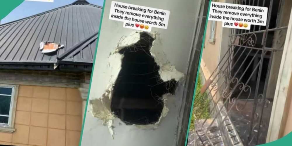 Video shows burgled house in Benin