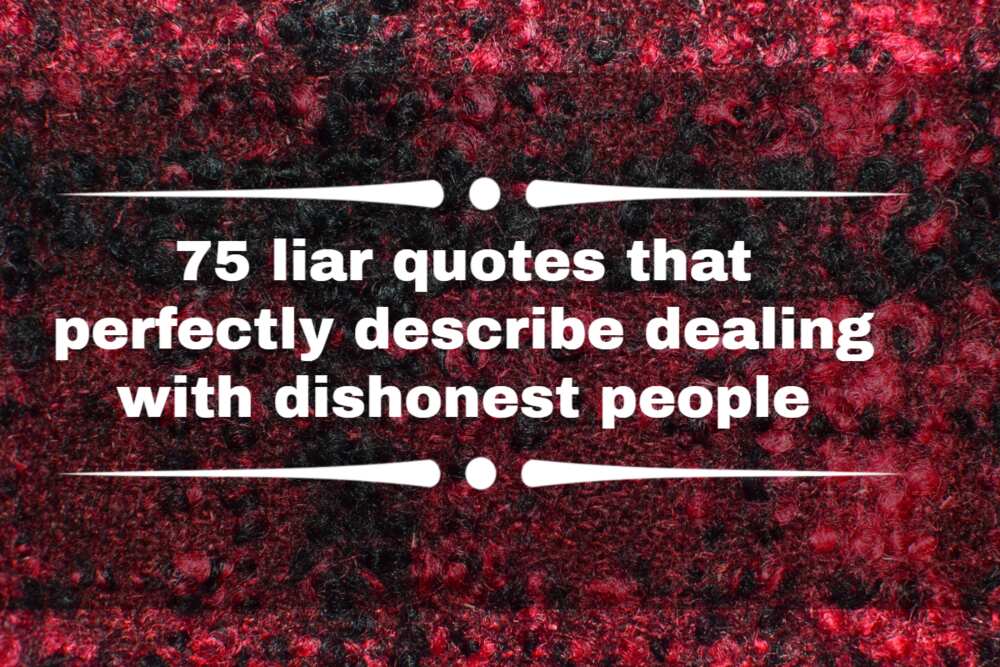 75 Liar Quotes That Perfectly Describe Dealing With Dishonest People Legitng 5382