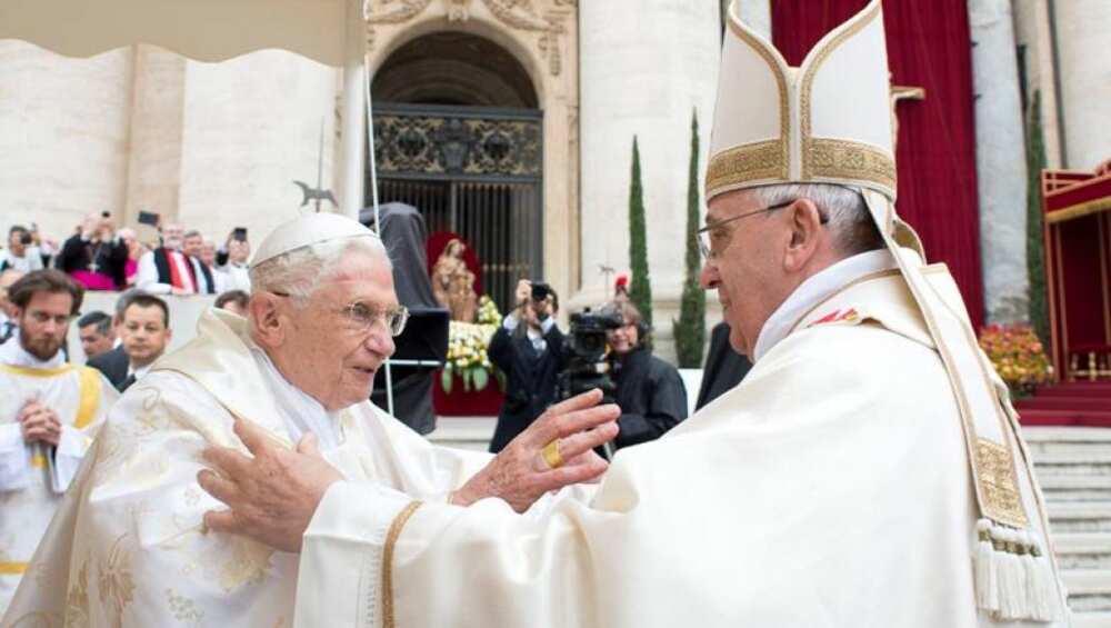 Retired Pope Benedict warns Francis against relaxing priestly celibacy rules