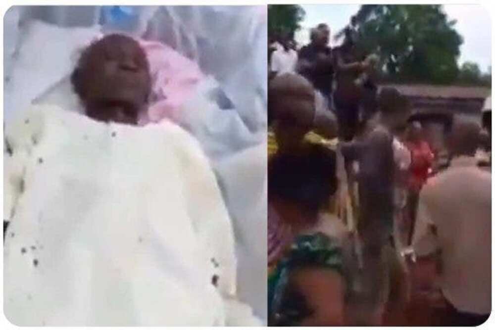 Bidiyon mutumin da aka hako yana numfashi bayan shekara daya da birne shi Bidiyon mutumin da aka hako yana numfashi bayan shekara daya da birne shi
