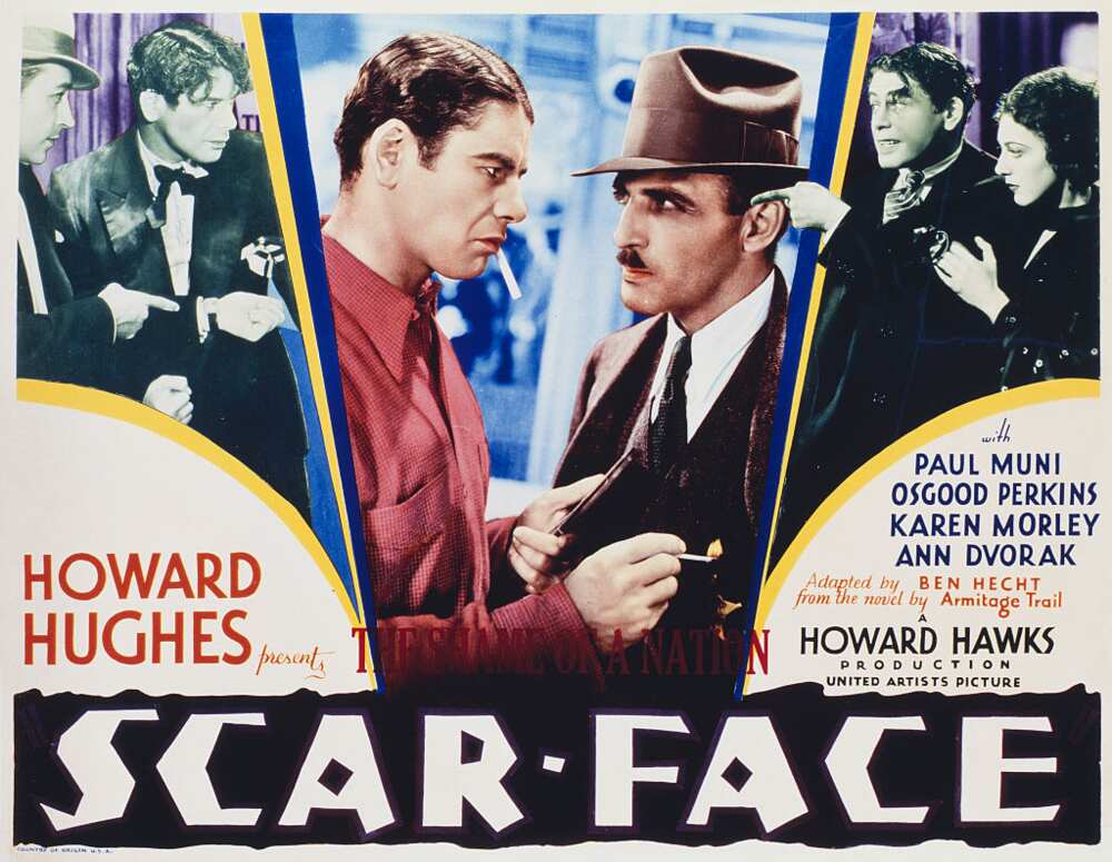 L'affiche du film Scarface de 1932 L'affiche du film Scarface de 1932
