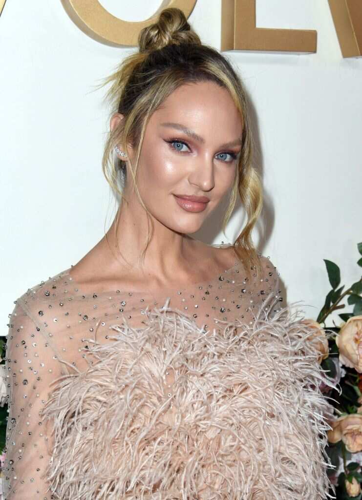 Candice Swanepoel at the 3rd Annual #REVOLVEawards at Goya Studios