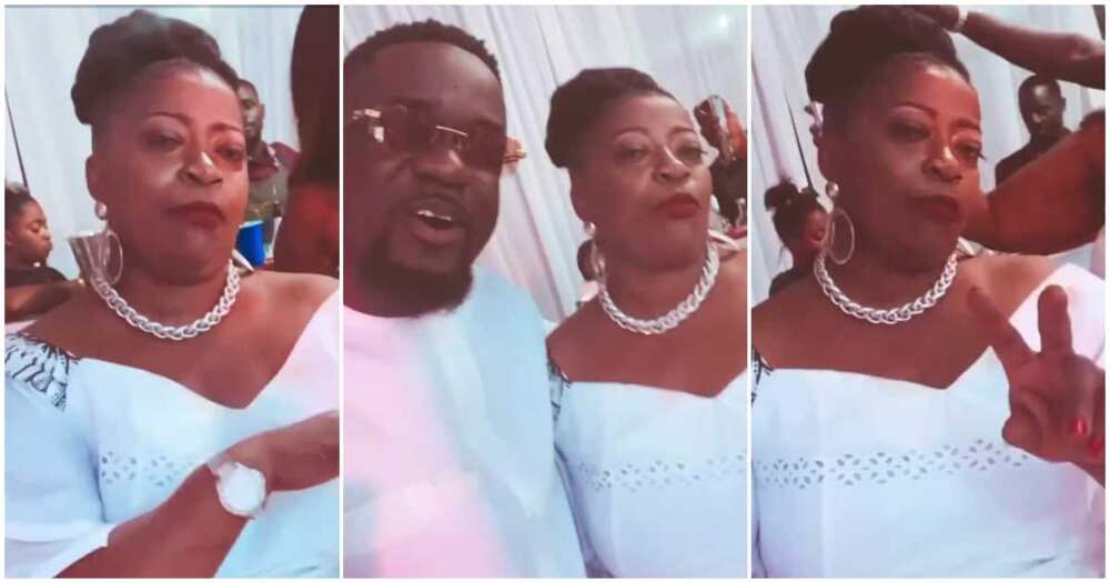 Sarkodie and auntie