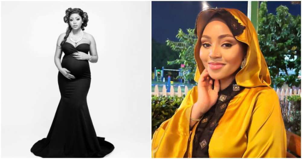 Regina Daniels' second child. Regina Daniels' second child.
