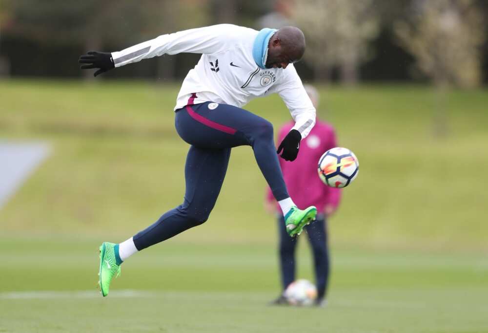 Three-time Premier League winner Yaya Toure spotted training with League Two club