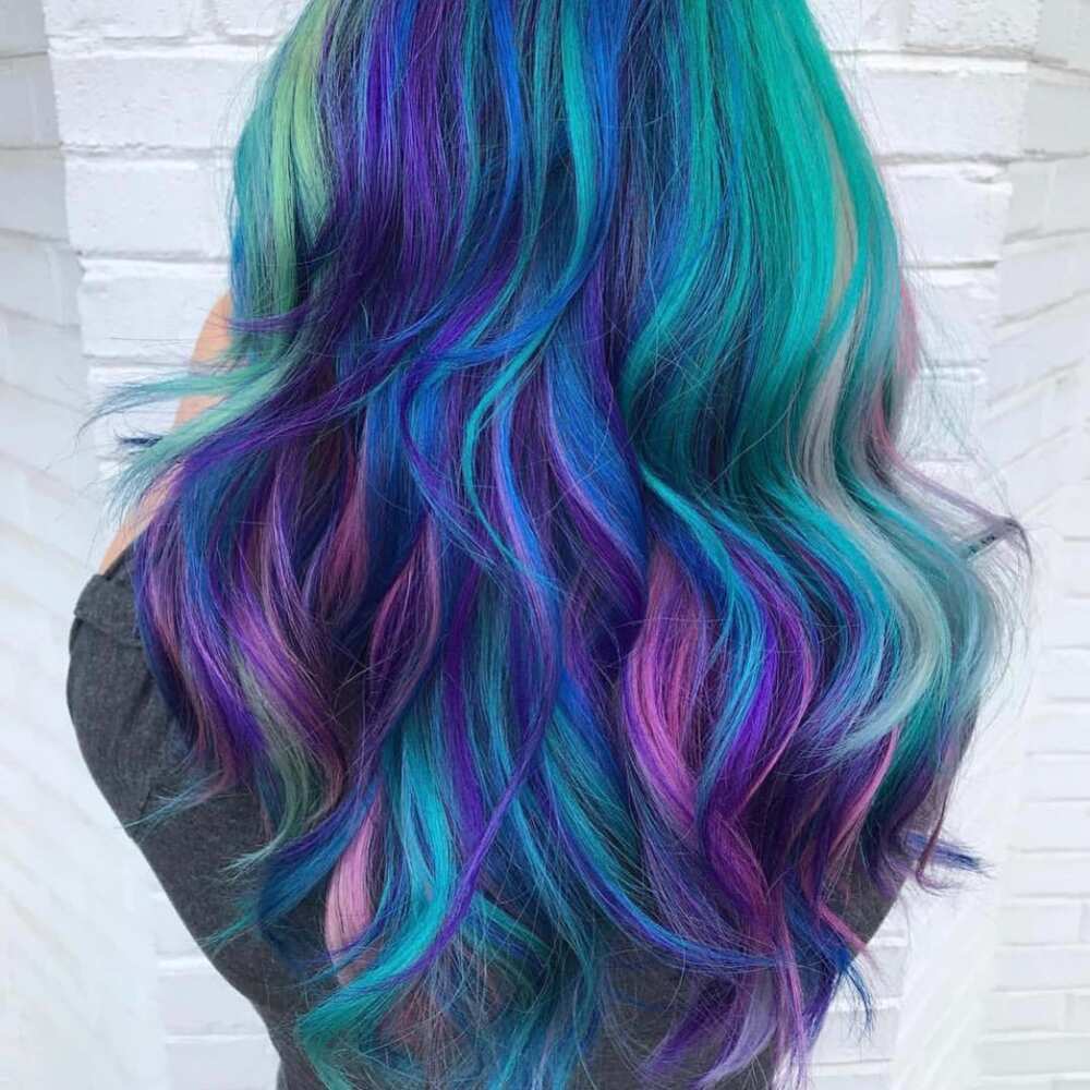 25 galaxy hair color ideas to try in 2019 Legit.ng