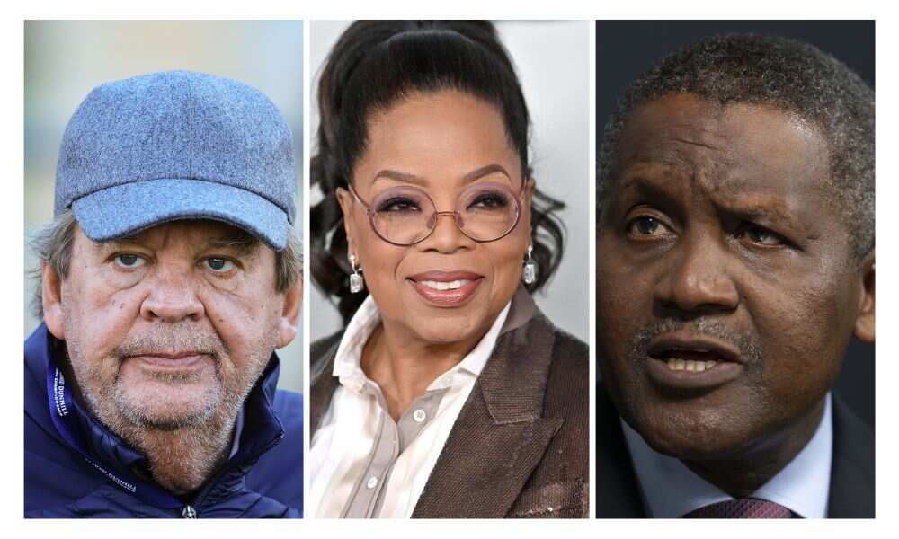Oprah Winfrey, Dangote, Billionaires