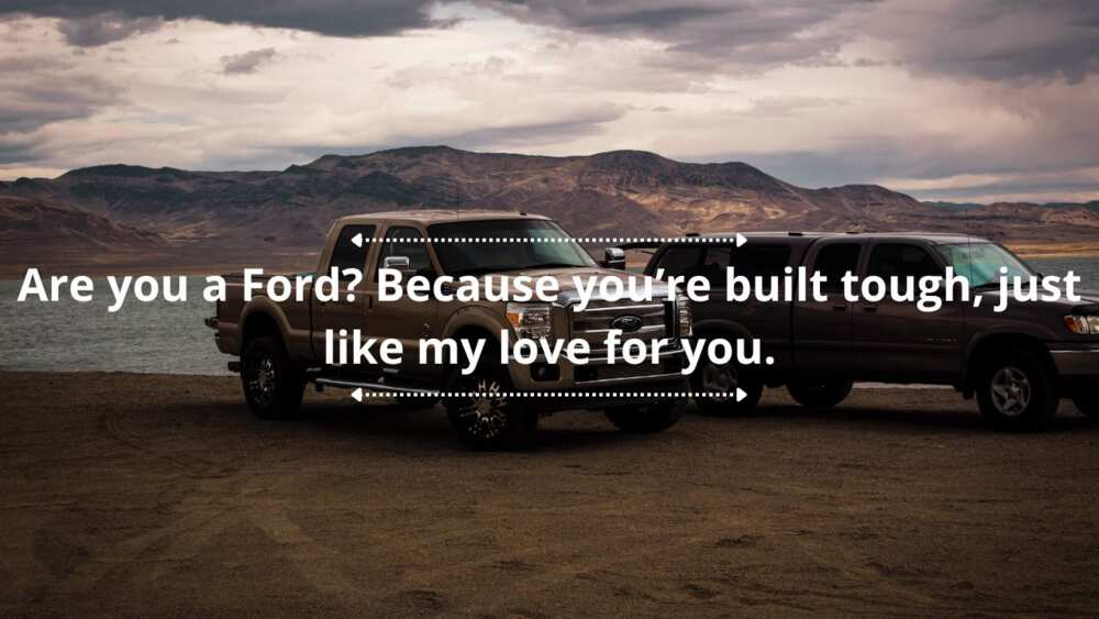 Car-related pick-up lines