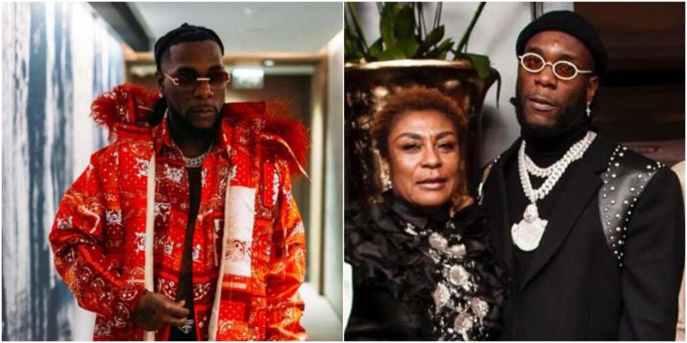 Burna Boy and his mum