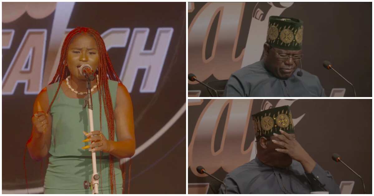 See how Kenny Ogungbe cried during Tom's performance of Sound Sultan's song on Naija Star Search