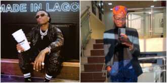 Nigerians react as young man says Wizkid will sing in heaven