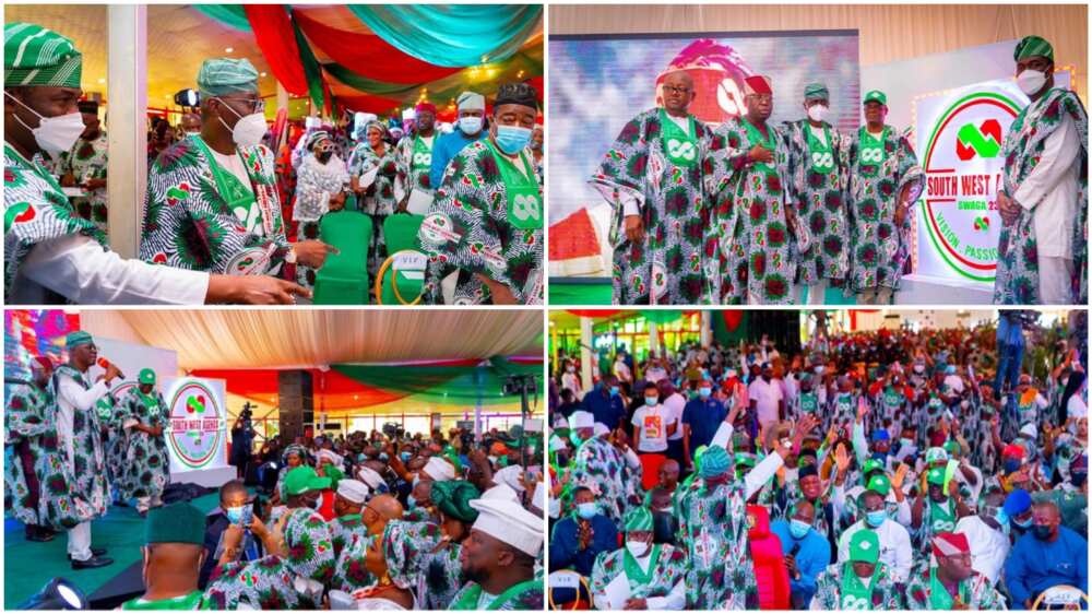 2023: Sanwo-Olu Declares Full Support for Tinubu's Presidency, Attends Launch of Campaign Movement in Lagos