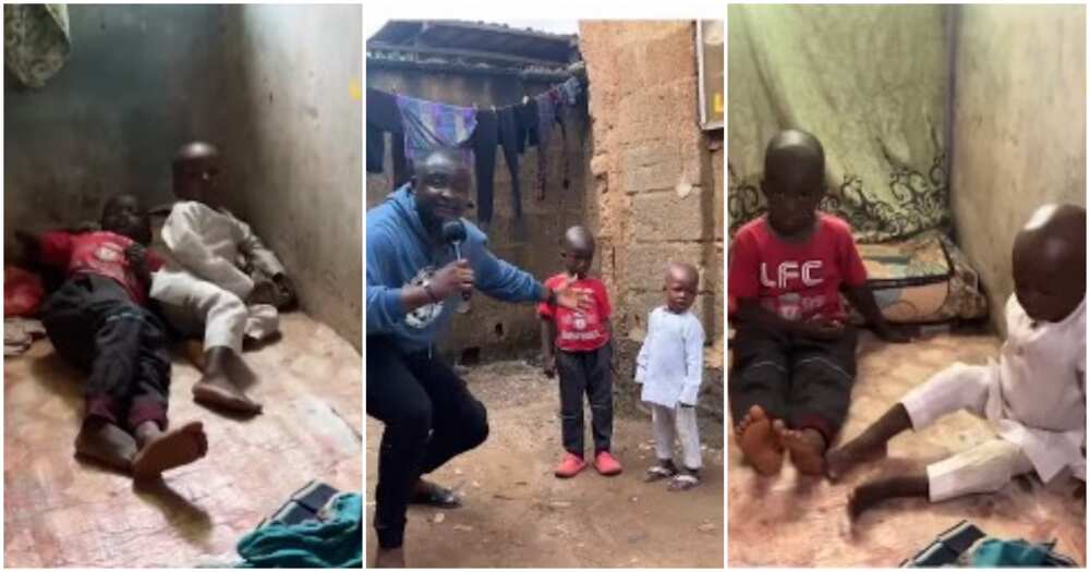 Nigerian mum, two kids, abandoned Nigerian mum, two kids, abandoned