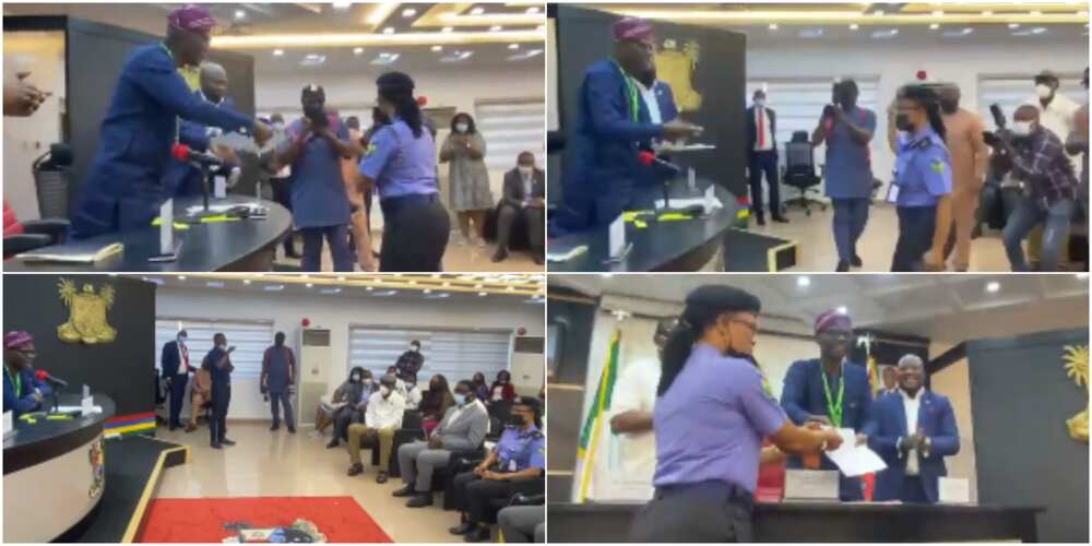 Chioma Ajunwa received a three-bedroom flat from the Lagos state government Chioma Ajunwa received a three-bedroom flat from the Lagos state government
