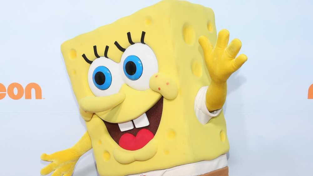 Happy SpongeBob SquarePants attending the Nickelodeon Kids' Choice Awards