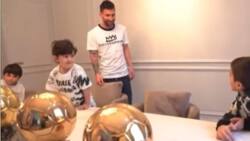 Lionel Messi’s son visibly confused after Spotting dad’s 7th Ballon D’Or, engages PSG star in viral conversation