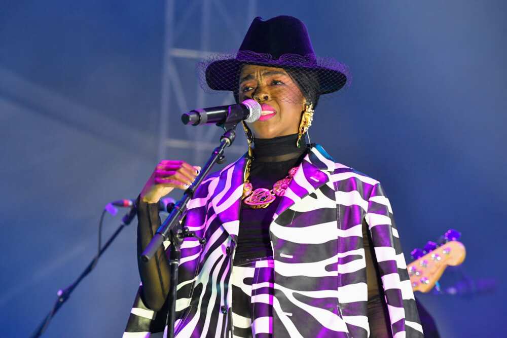 Lauryn Hill performs onstage during the 2022 ONE MusicFest at Central Park