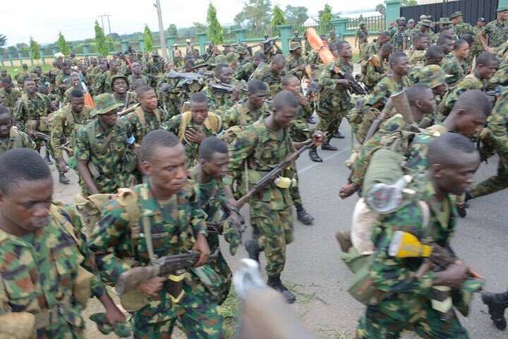 Nigerian soldiers, Nigerian Army Inter Divisions Combat Company Orienteering Competition