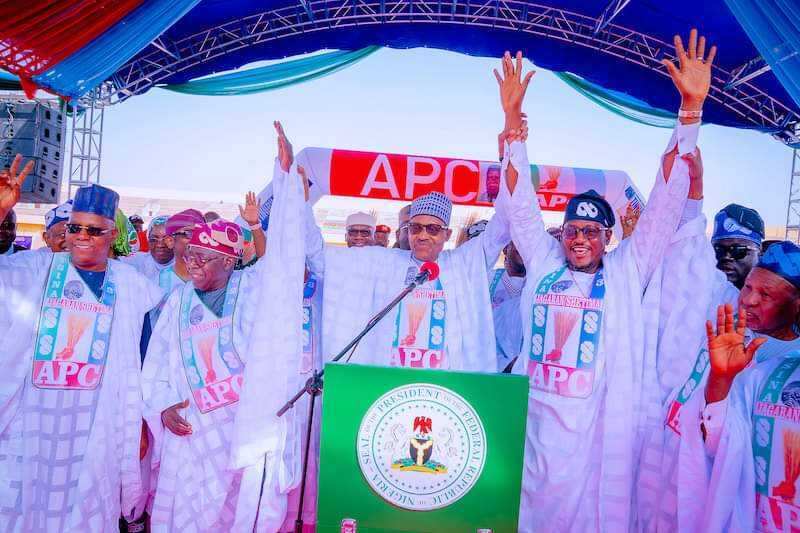 Buhari, Tinubu in Katsina/APC Presidential Campaign Rally