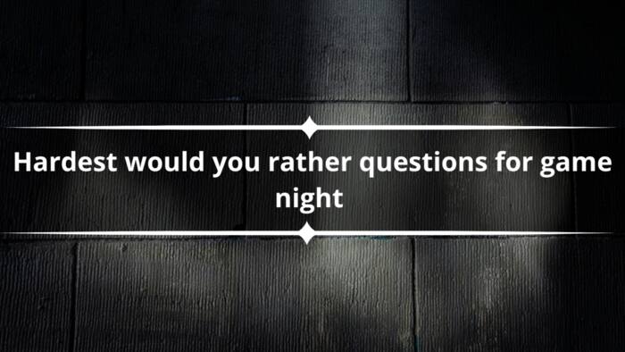 200+ hardest would you rather questions for game night