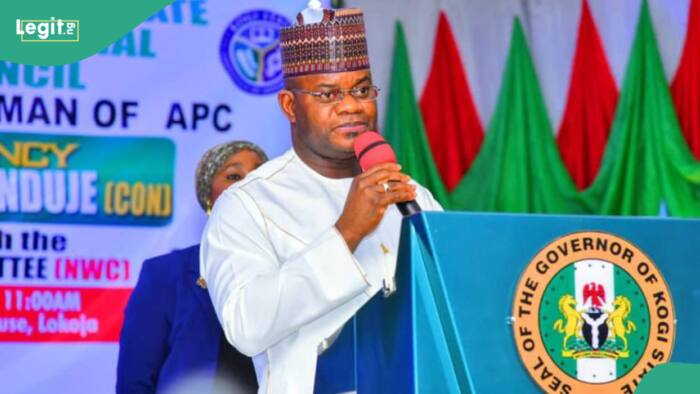 Picture of alleged moment Yahaya Bello jumping fence to escape EFCC arrest fact-checked