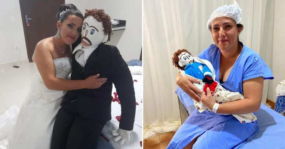 Relationships, World News, Brazil, Single Woman, 37, Marries Rag Doll, Mother, Couple Welcomes Baby Doll