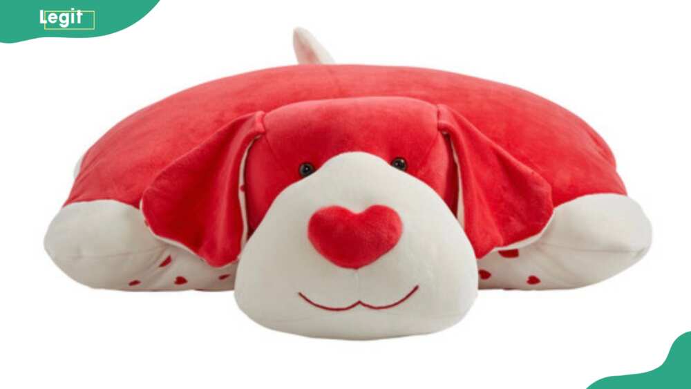 White and red Pillow Pet