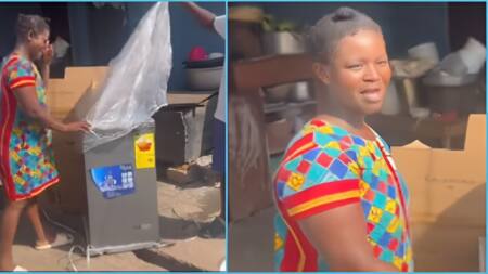 "I was not expecting it": Ice seller overwhelmed as stranger gifts her new fridge