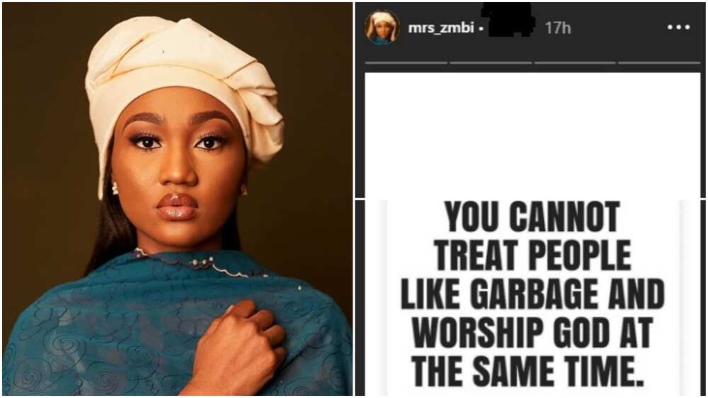 You cannot treat people like garbage and worship God - Zahra Buhari-Indimi says
