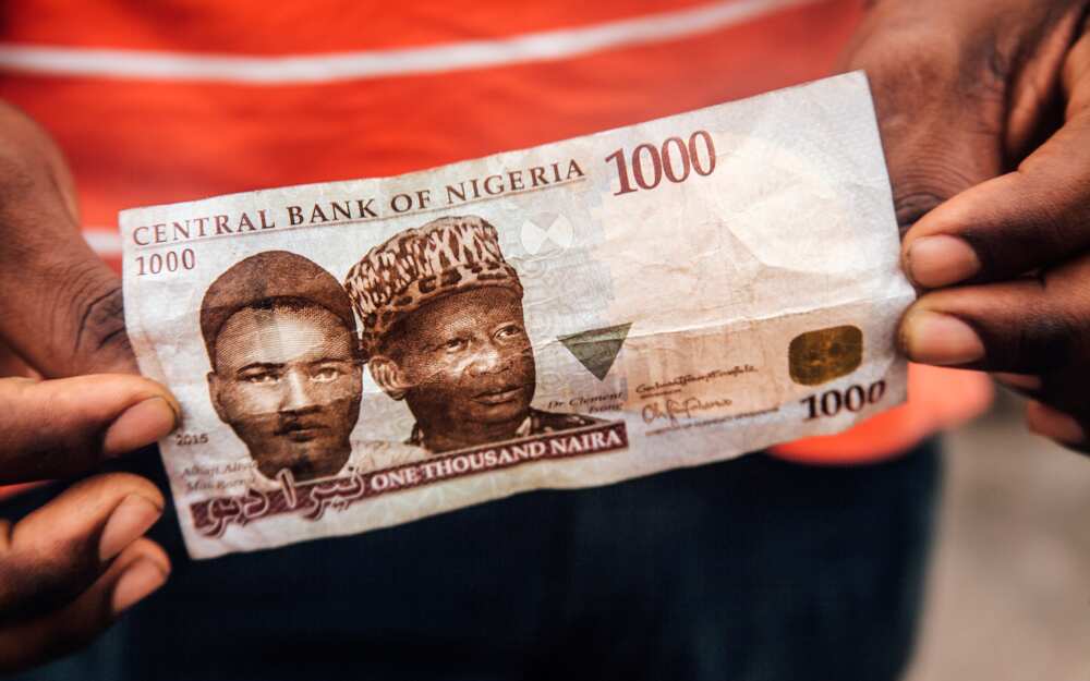 Nigerian currency notes and coins