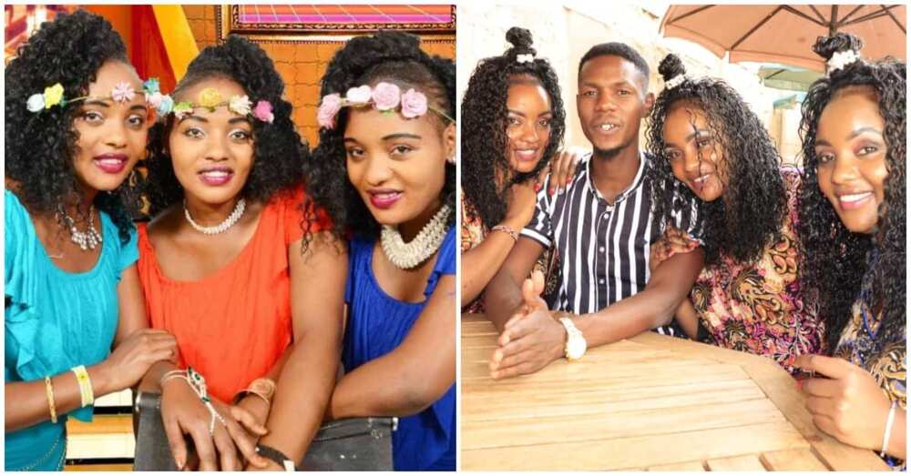 Cute triplet sisters, same man, marry Cute triplet sisters, same man, marry