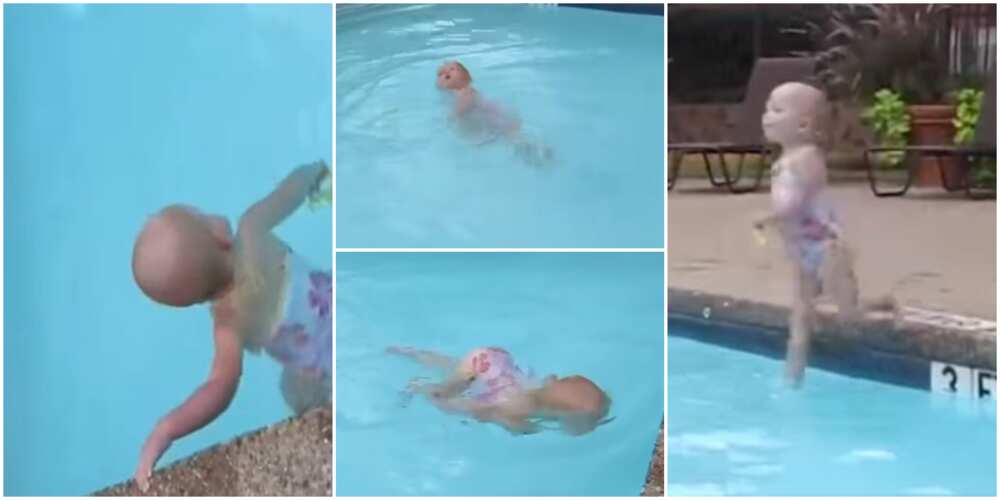 16-Months-Old Girl Swims in Pool Effortlessly, Her Swimming Skills Stuns the Internet in Viral Video 16-Months-Old Girl Swims in Pool Effortlessly, Her Swimming Skills Stuns the Internet in Viral Video