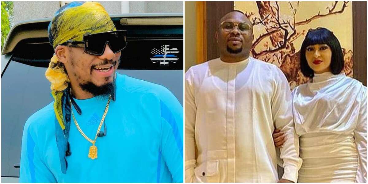 Nigerians react as actor Jnr Pope condemns Rosy Meurer's marriage to Tonto Dikeh's ex-hubby