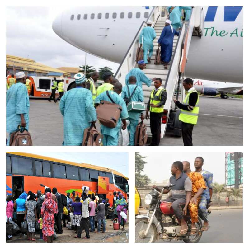 See states spending the most on bus, okada and air transportation in Nigeria