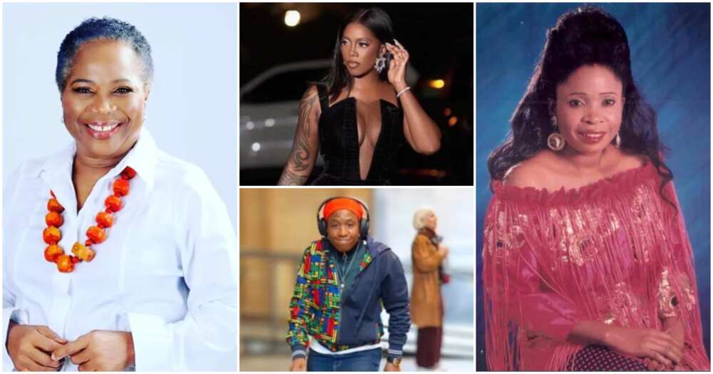 Photos of Onyeka Onwenu, Christy Essien Igbokwe, Tiwa Savage and Weird MC Photos of Onyeka Onwenu, Christy Essien Igbokwe, Tiwa Savage and Weird MC