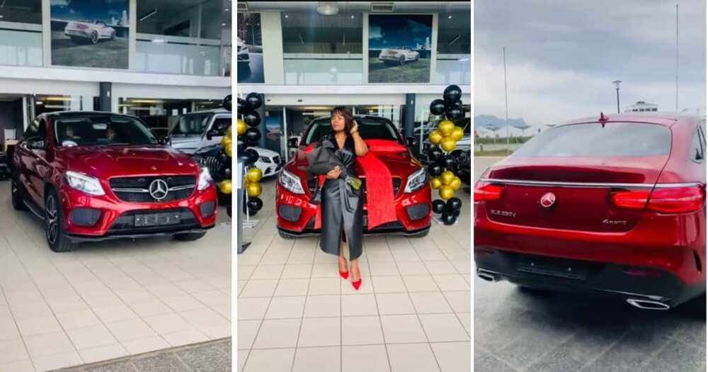 Mercedes SUV for her 40th birthday, Mrs Biyela, lady buys herself an SUV, birthday gift