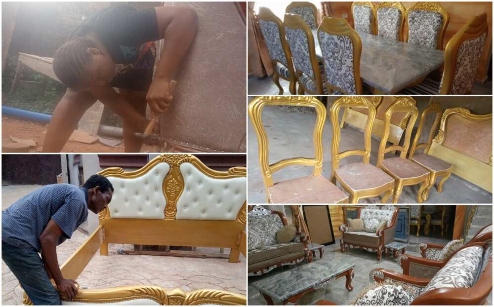 Partner-in-business: Daughter and father make beautiful furniture pieces for a living (see photos)