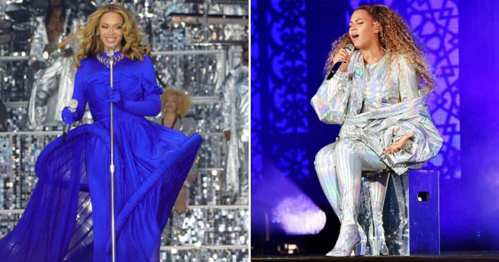 Beyoncé wore a new red jumpsuit for her Renaissance World Tour London concert. Beyoncé wore a new red jumpsuit for her Renaissance World Tour London concert.