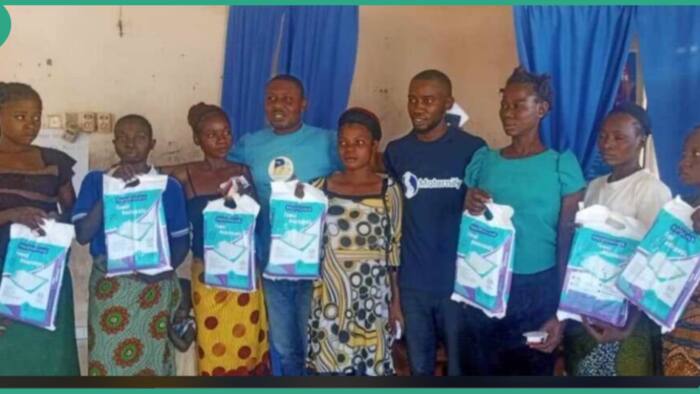 "Help has come" Group donates food, sanitary products to IDPs in Benue amid economic hardship