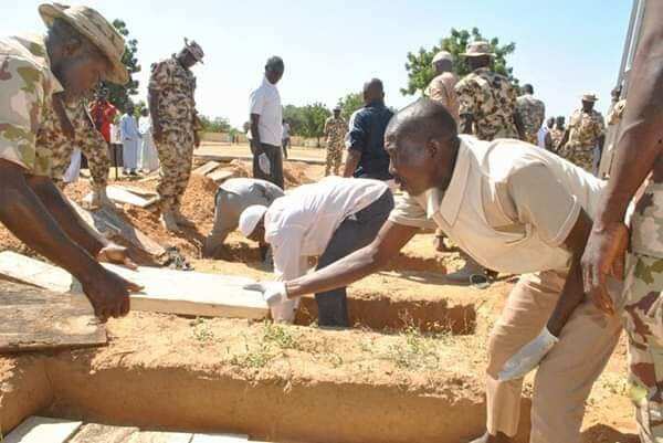 Metele attack: Army buries 19 soldiers killed by Boko Haram